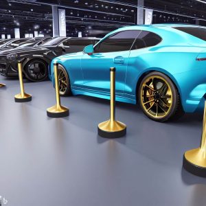 AI Car Show Stanchions
