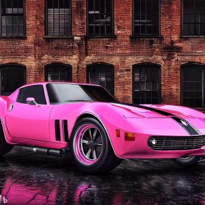 AI Pink Corvette